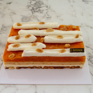 Ben - Entremets abricot, vanille & cacahuète
