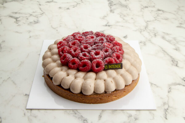 Anouchka - Tarte aux marrons et aux framboises