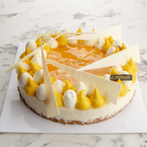 Tommy : Entremets fruits exotiques, vanille & citron vert