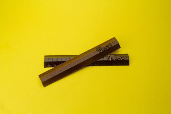 Règle fourrée au caramel