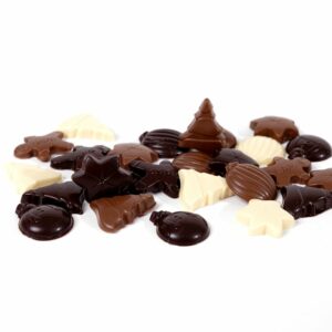 Fritures de Noël en chocolat