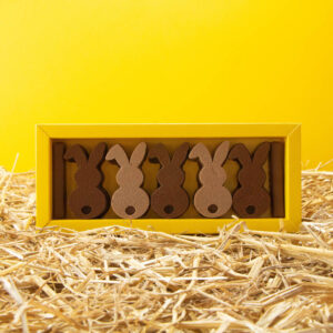 Mini lapins fourrés au praliné