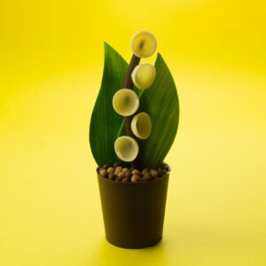 Pot de muguet en chocolat