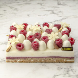 Amanda - Entremets framboise & amande