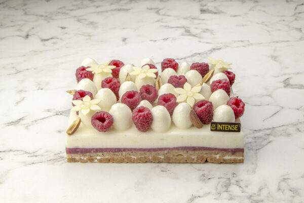Amanda - Entremets framboise & amande