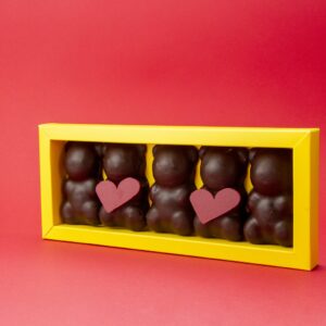 Coffret d'oursons guimauve - Saint Valentin