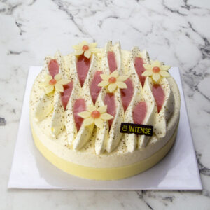 Victoria - Entremets rhubarbe & vanille