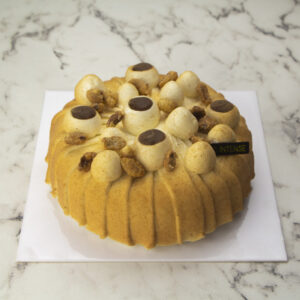 Tim : entremets glacé vanille, caramel & cacahuète