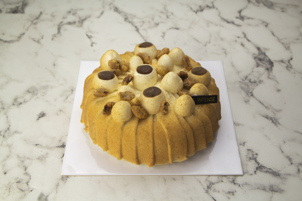Tim : entremets glacé vanille, caramel & cacahuète